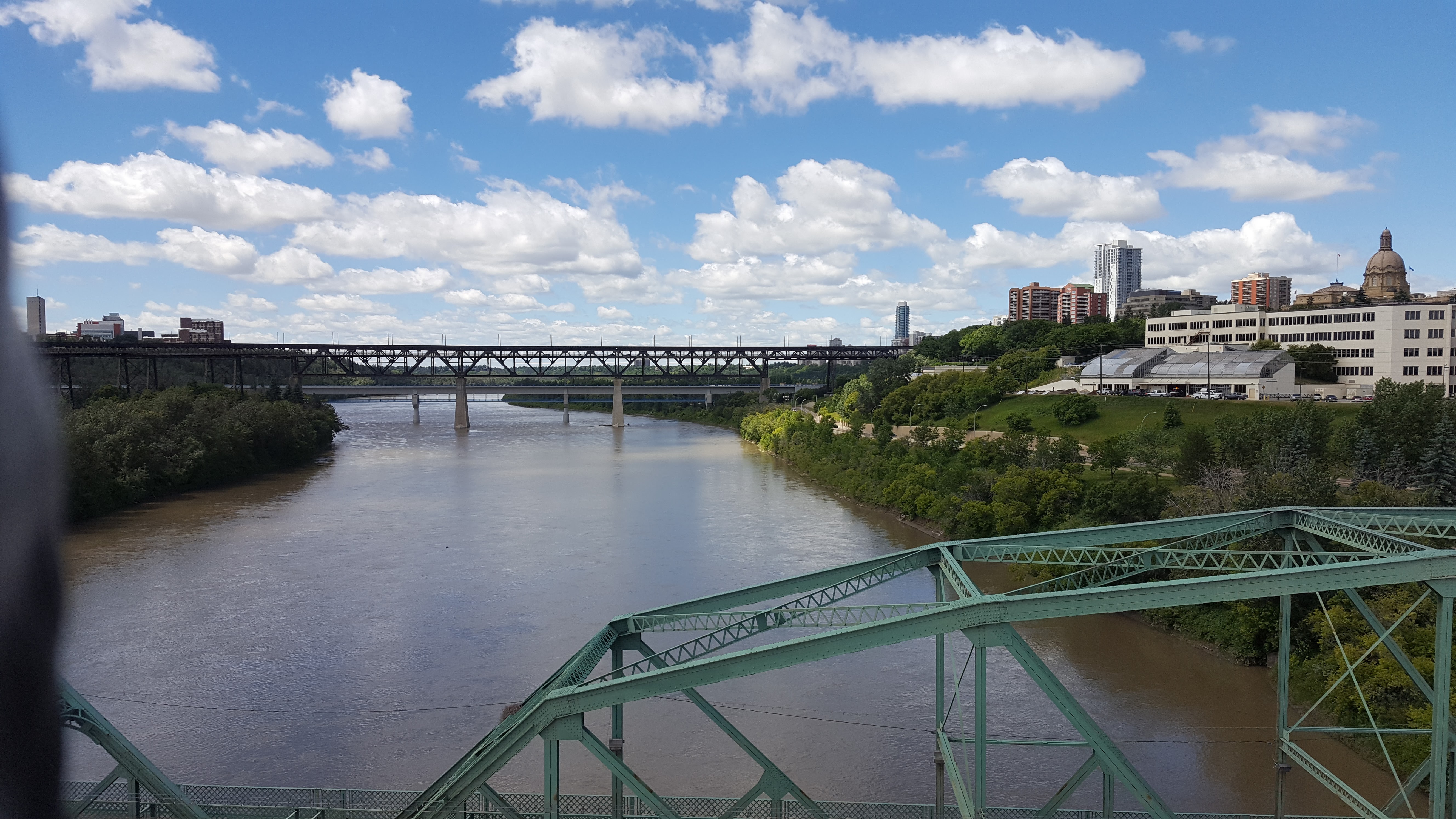 Edmonton River Valley from the Walterdale