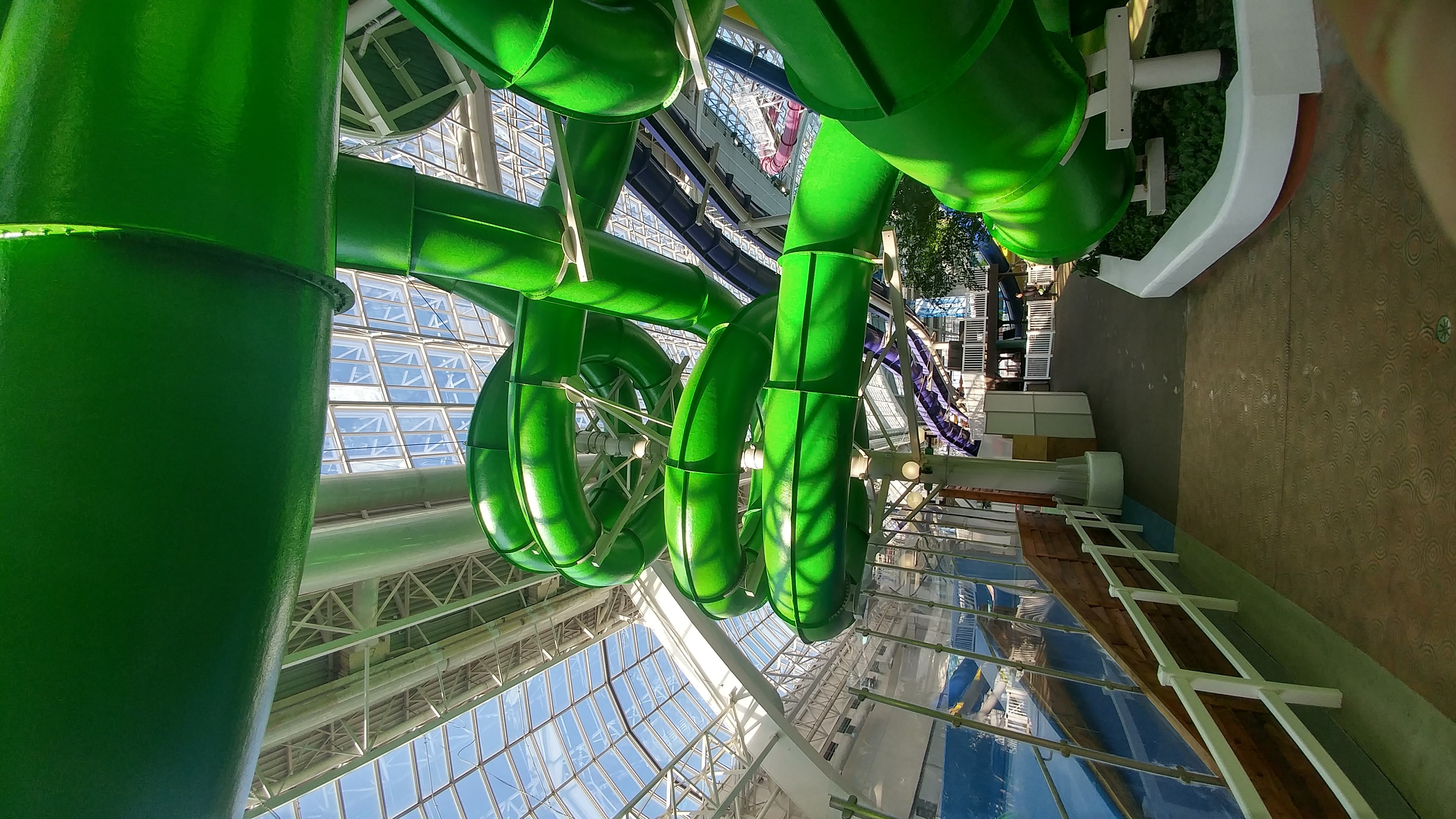 West Edmonton Mall waterslide coating